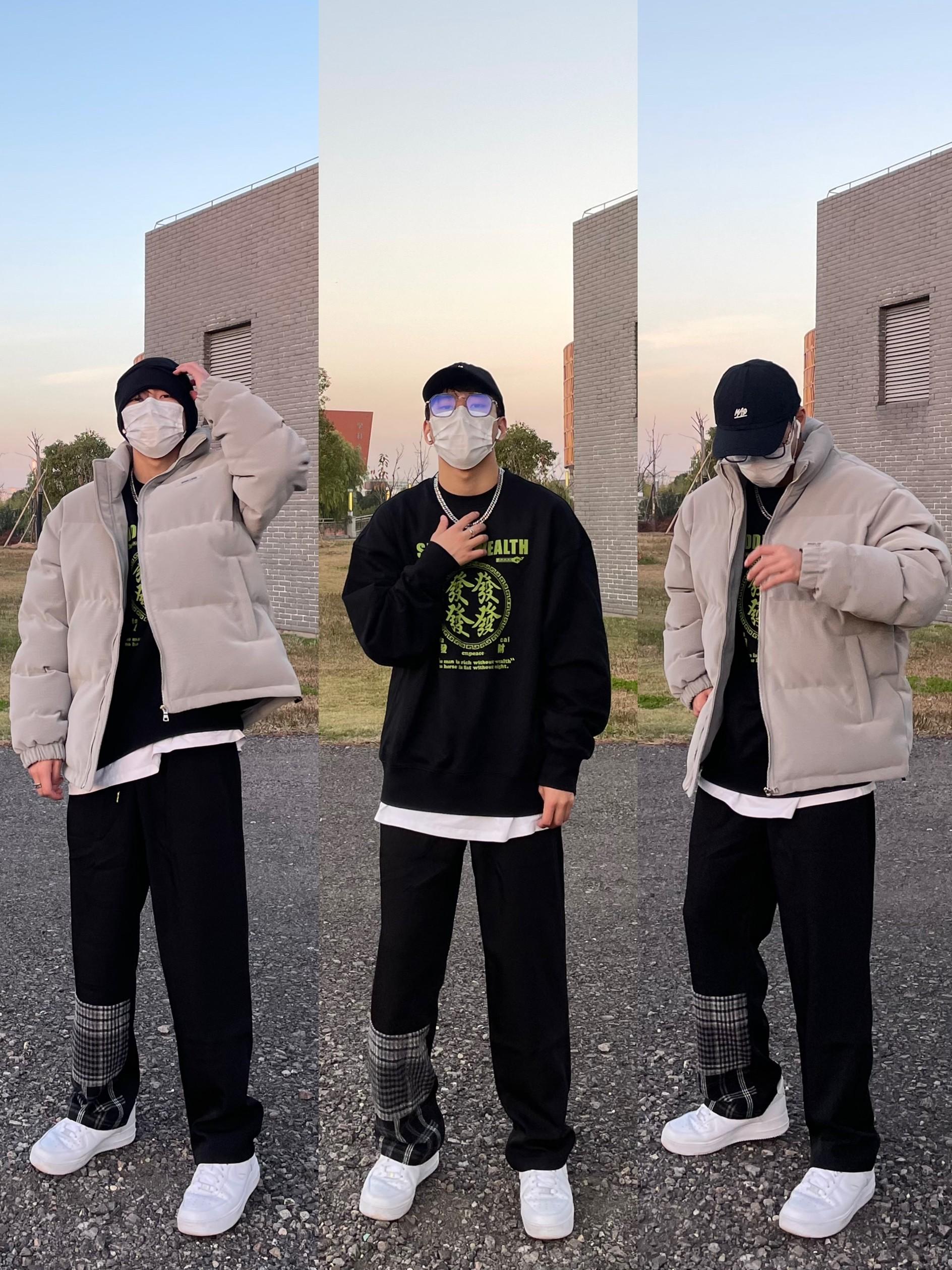 OOTD|干净的男友风穿搭|拼接西裤好高级!